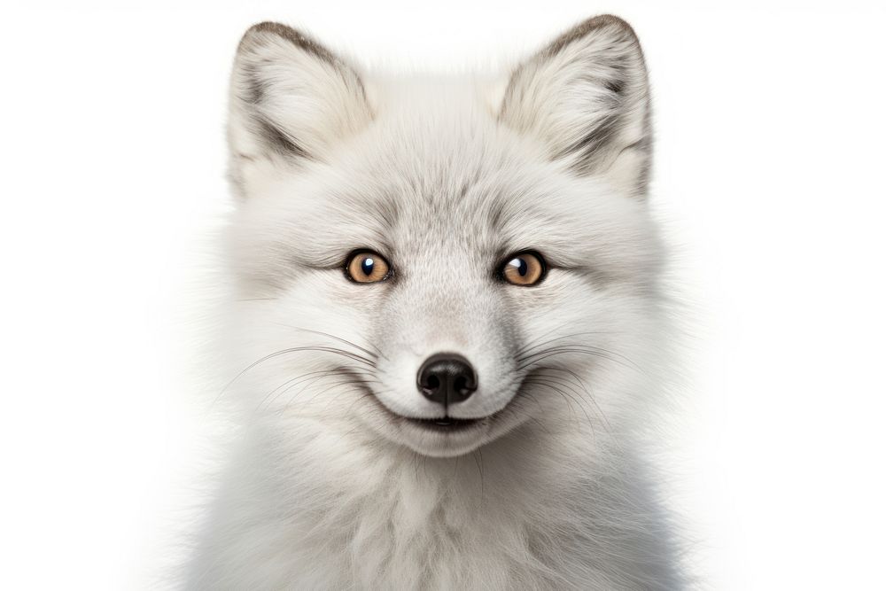 Arctic fox wildlife portrait mammal.