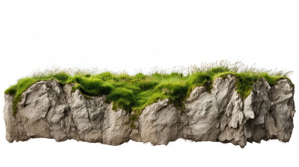 Landscape nature grass cliff. AI generated Image by rawpixel.