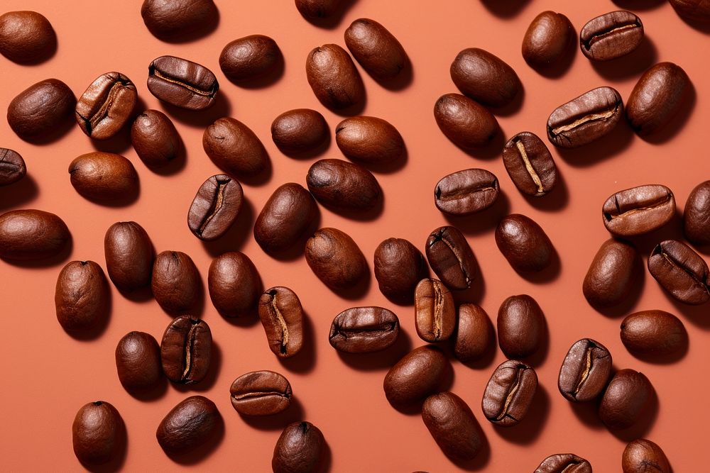Coffee beans backgrounds pill medication.