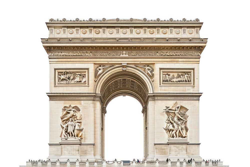 Arc de triomphe architecture creativity sculpture.