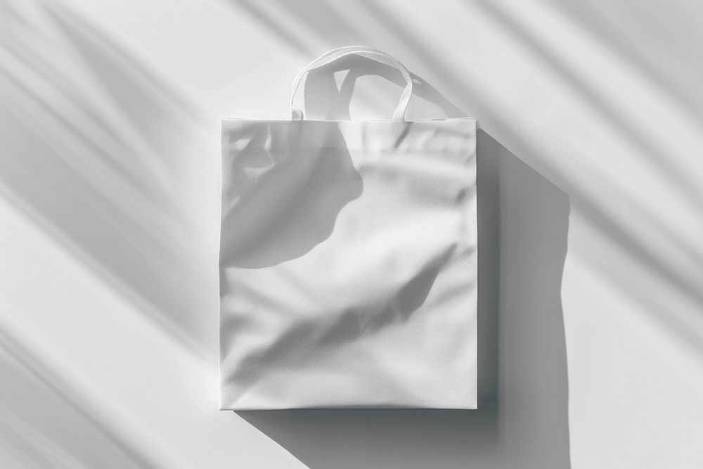 Gift bag  backgrounds white simplicity.