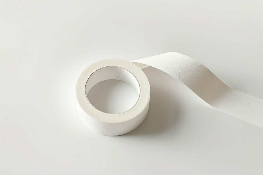 Masking tape white circle curve. Free Photo rawpixel