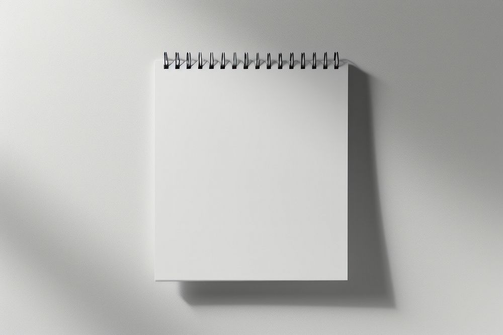 Wall calendar  white simplicity document.