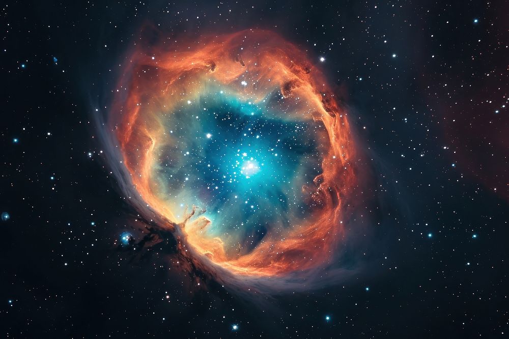 Astronomy nebula universe space.