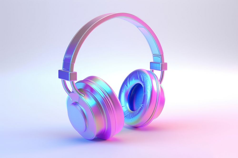 Headphones headphones headset white background.