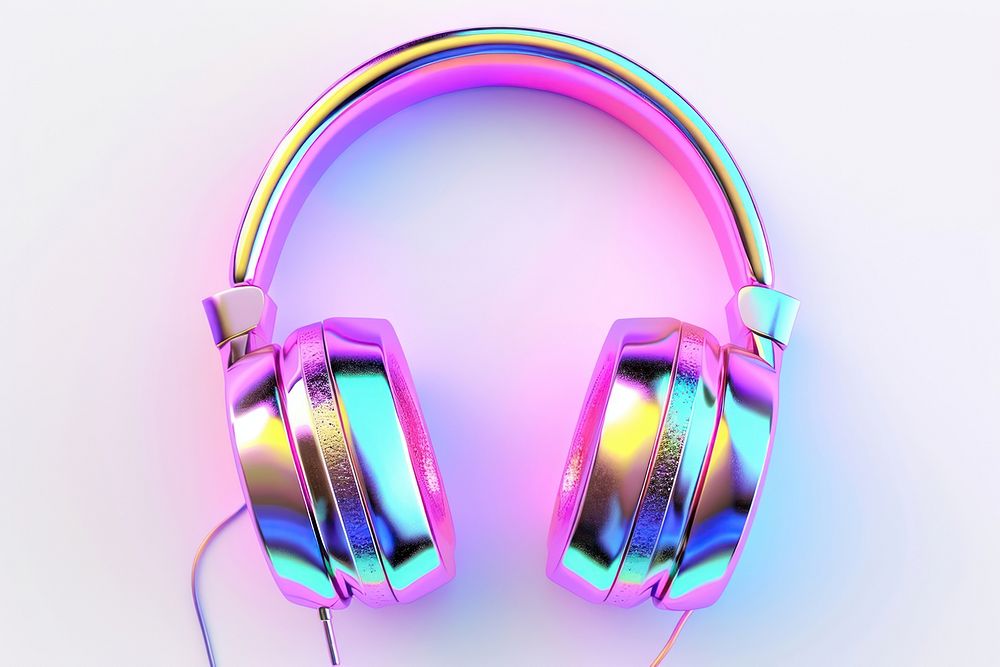 Headphones headphones headset purple.