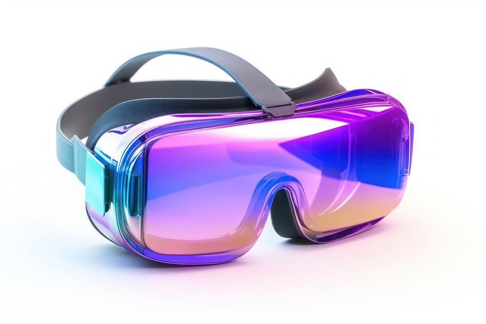 VR glasses white background accessories sunglasses.