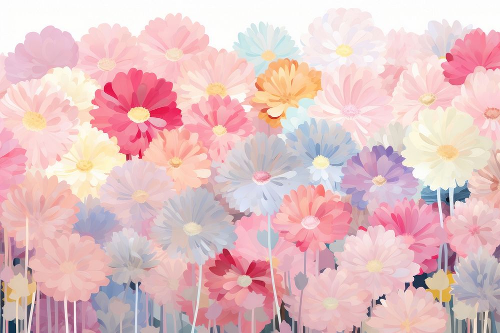  Pastel flower wall backgrounds outdoors nature. AI generated Image by rawpixel.