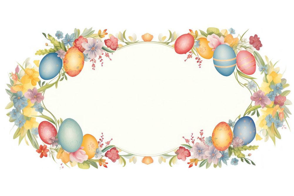 Easter egg white background celebration.