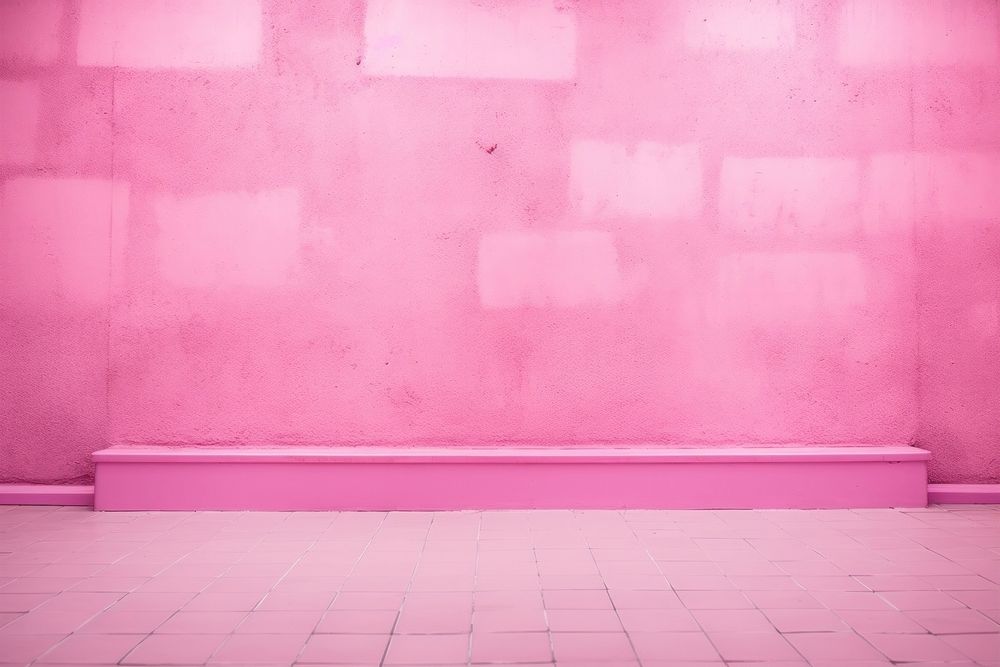 Wall pink background no details architecture backgrounds flooring.