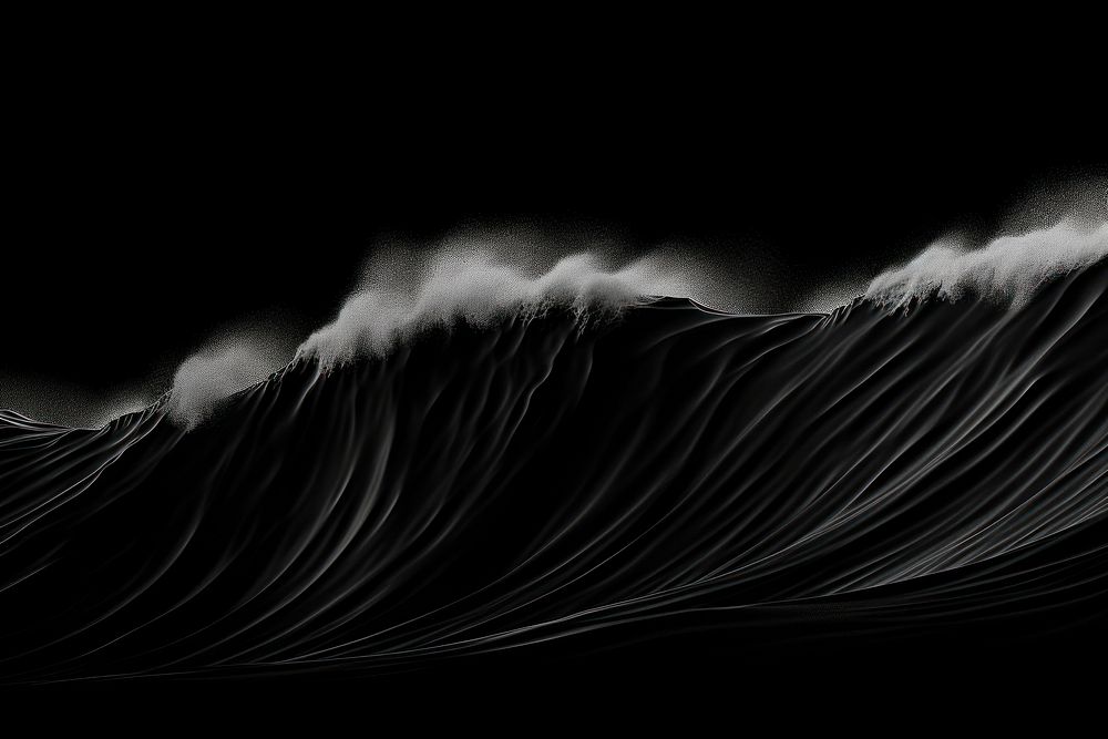 Black Background black nature wave.