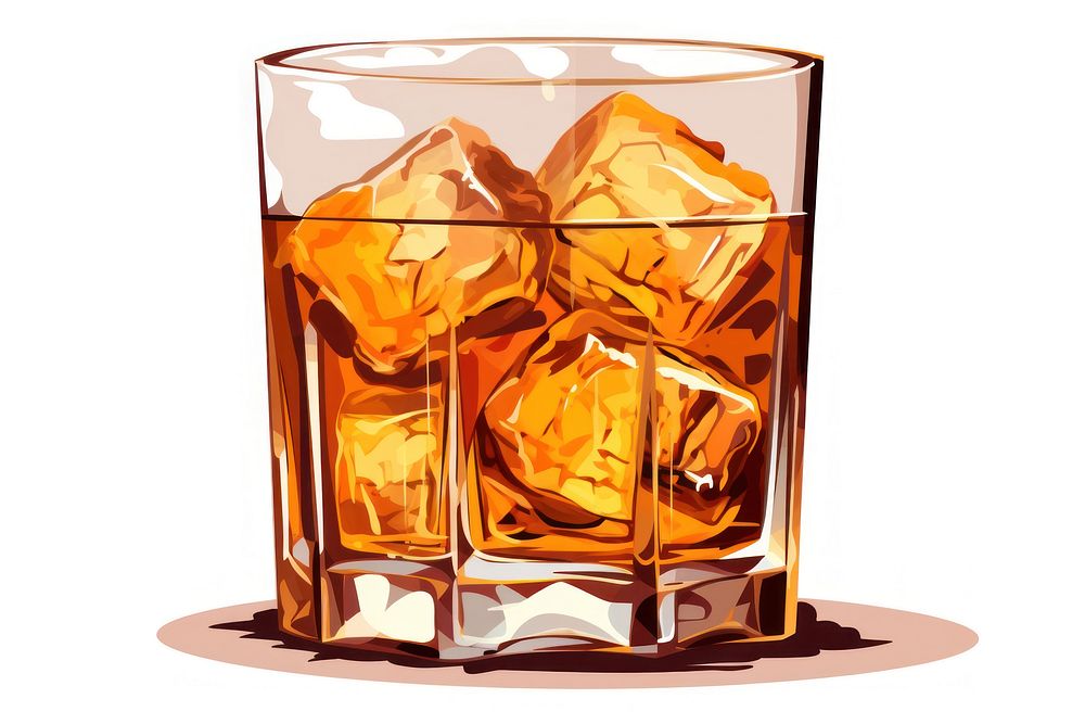 Clipart alcohol illustration whisky drink glass.