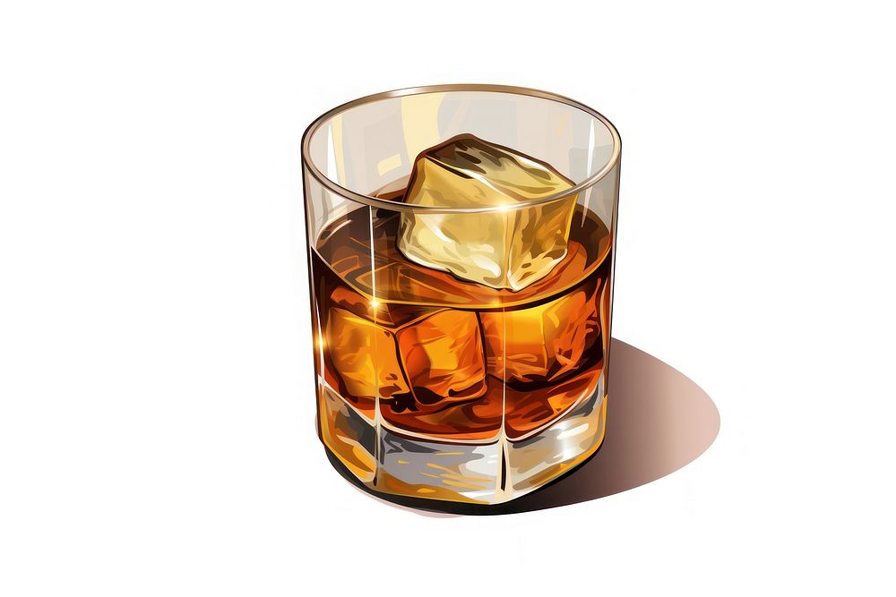 Clipart alcohol illustration whisky drink glass.