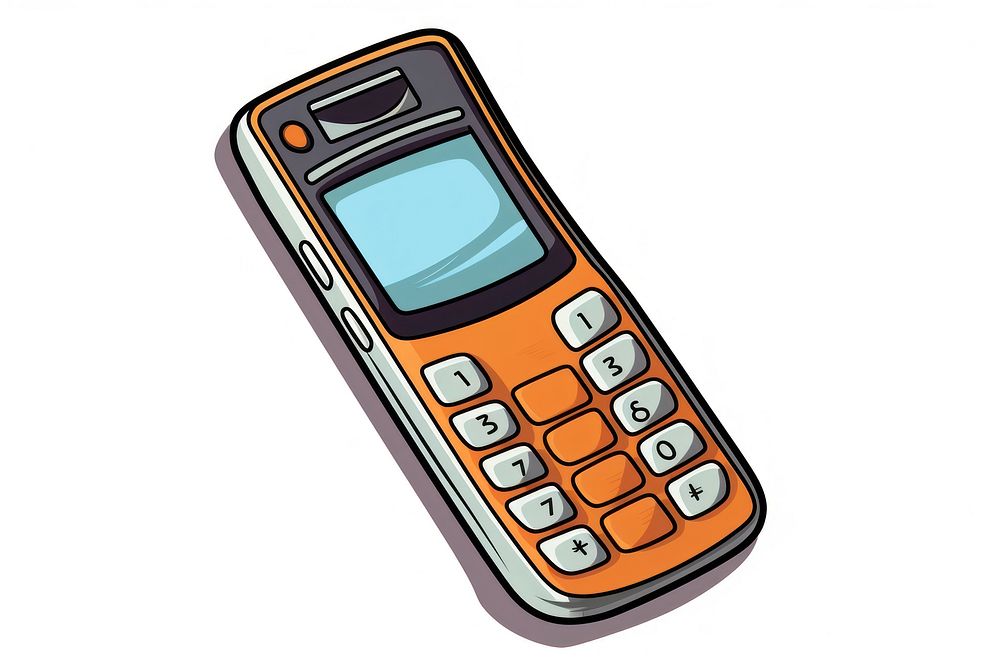 Clipart cellphone illustration white background electronics calculator.