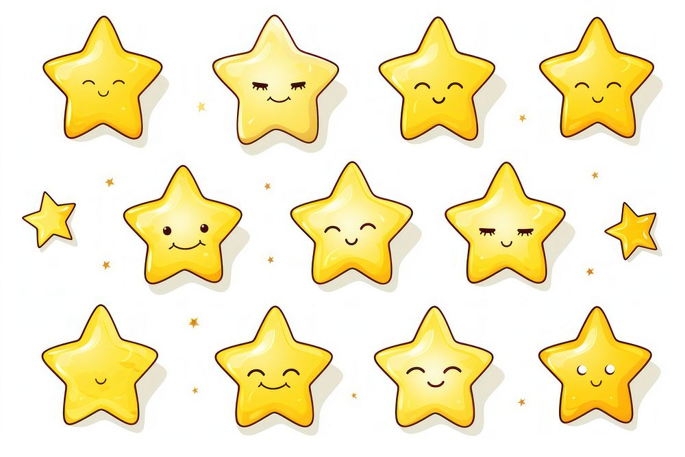 Clipart stars illustration backgrounds white background repetition.