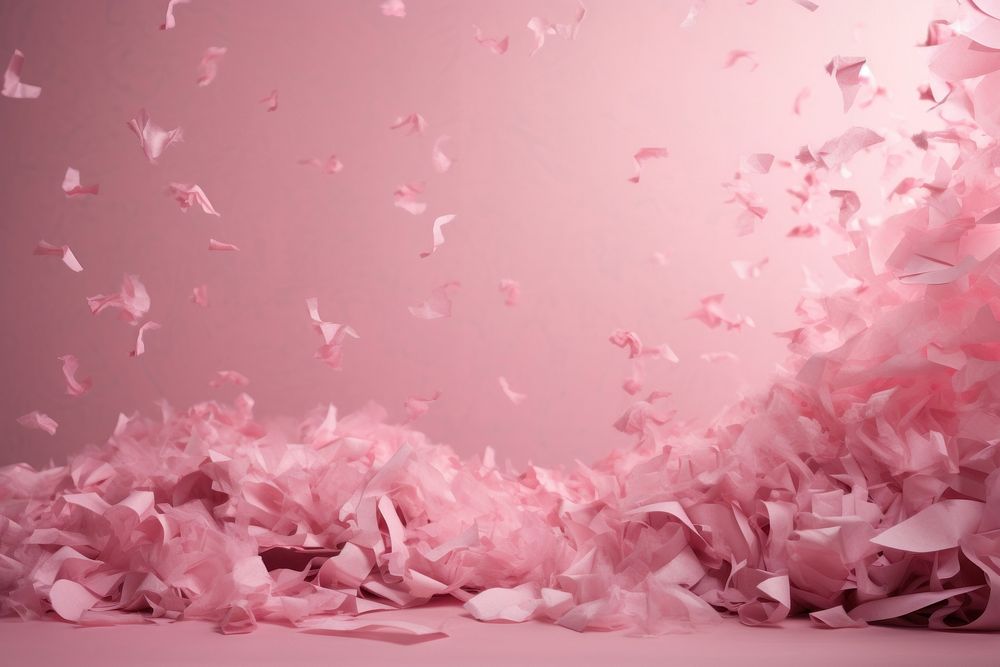 Crumbly paper pink background backgrounds petal plant.