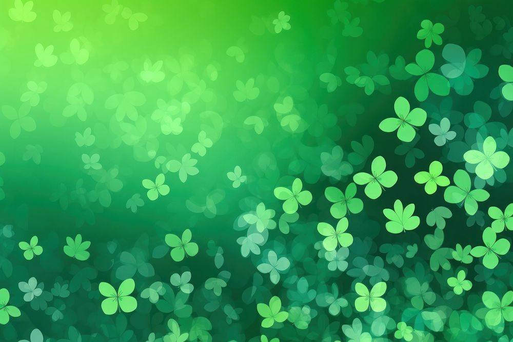Cute abstract clover green background backgrounds outdoors pattern.