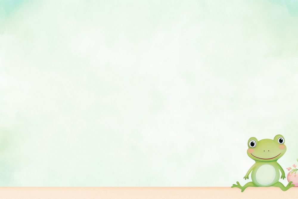  Cute background frog backgrounds amphibian. AI generated Image by rawpixel.