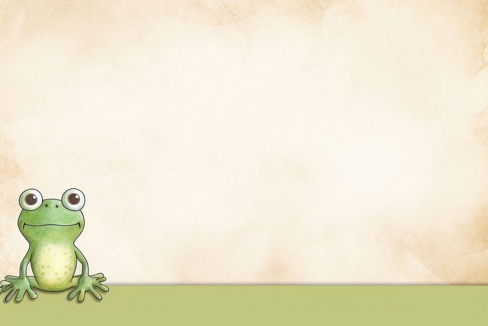  Cute background frog backgrounds amphibian. AI generated Image by rawpixel.