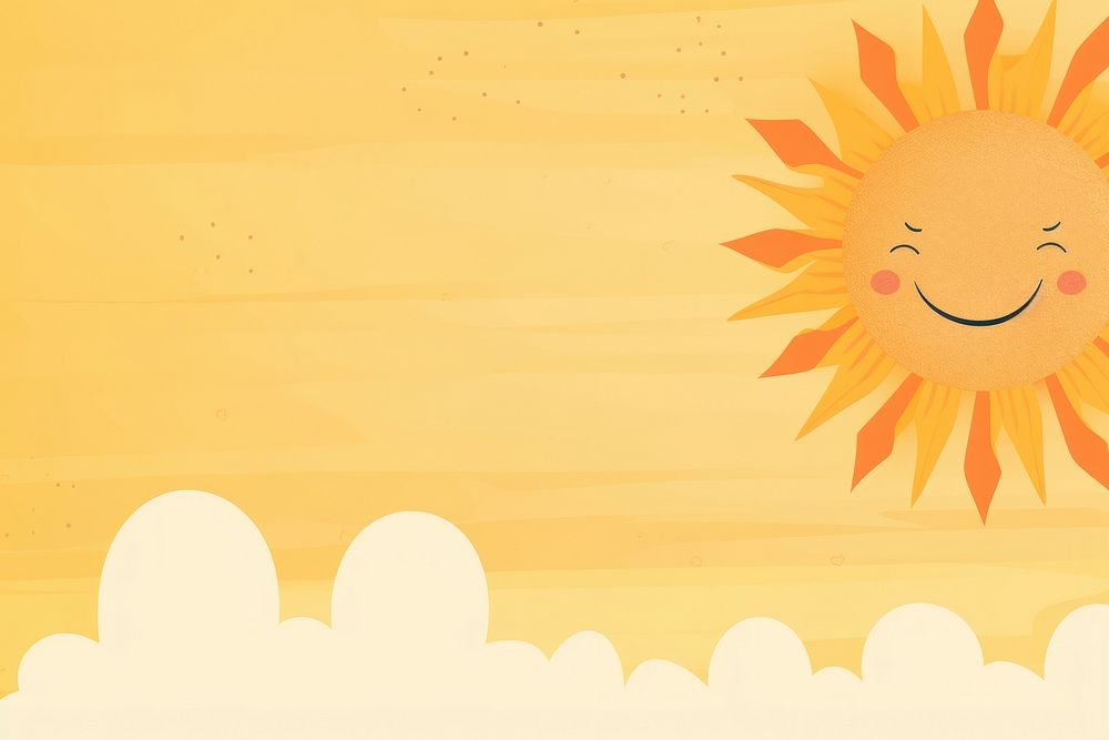 Cute background sun backgrounds outdoors. AI generated Image by rawpixel.