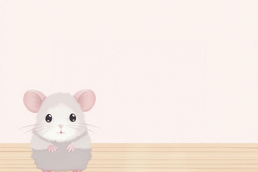  Cute background rat hamster rodent. AI generated Image by rawpixel.