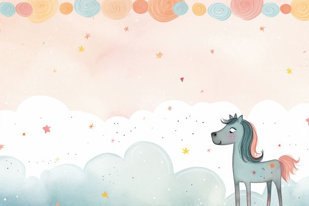  Cute background horse backgrounds outdoors. AI generated Image by rawpixel.