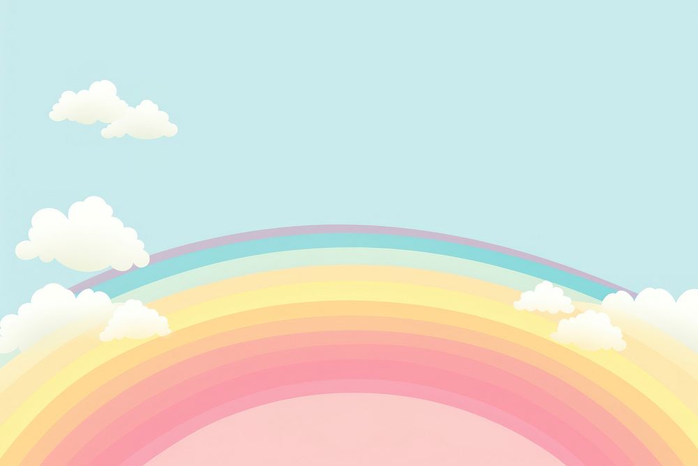  Cute background rainbow backgrounds outdoors. AI generated Image by rawpixel.