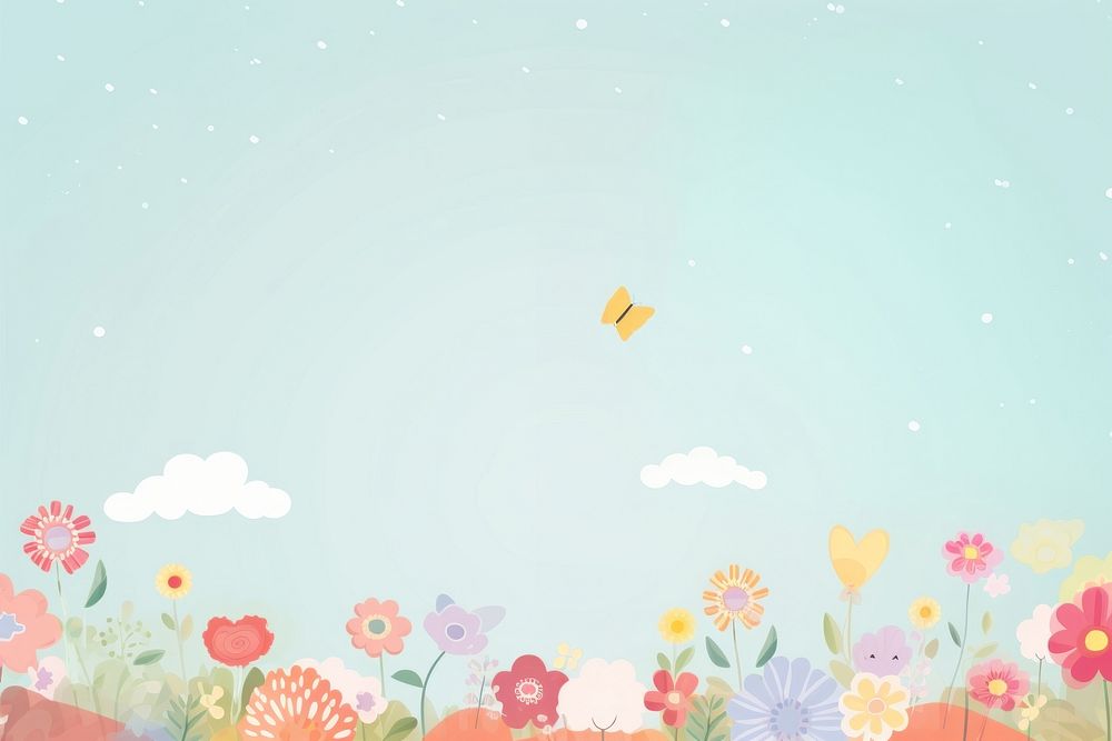  Cute background backgrounds outdoors pattern. AI generated Image by rawpixel.