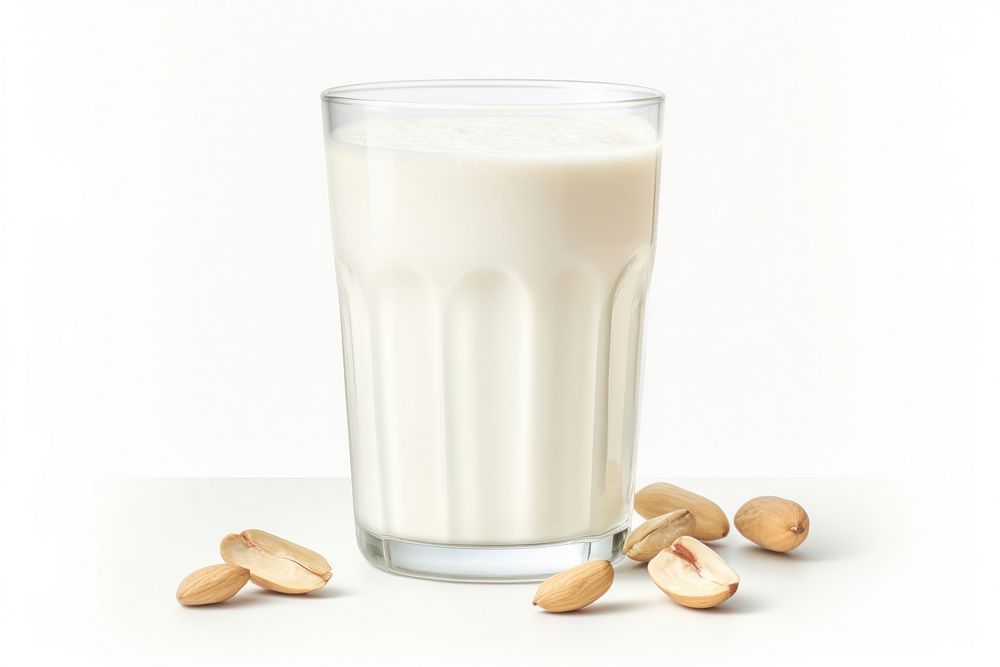 Cashew milk dairy drink food.