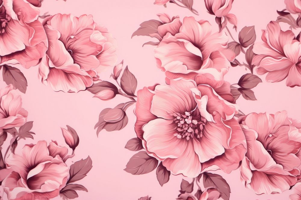 Flowery pink background backgrounds pattern petal.
