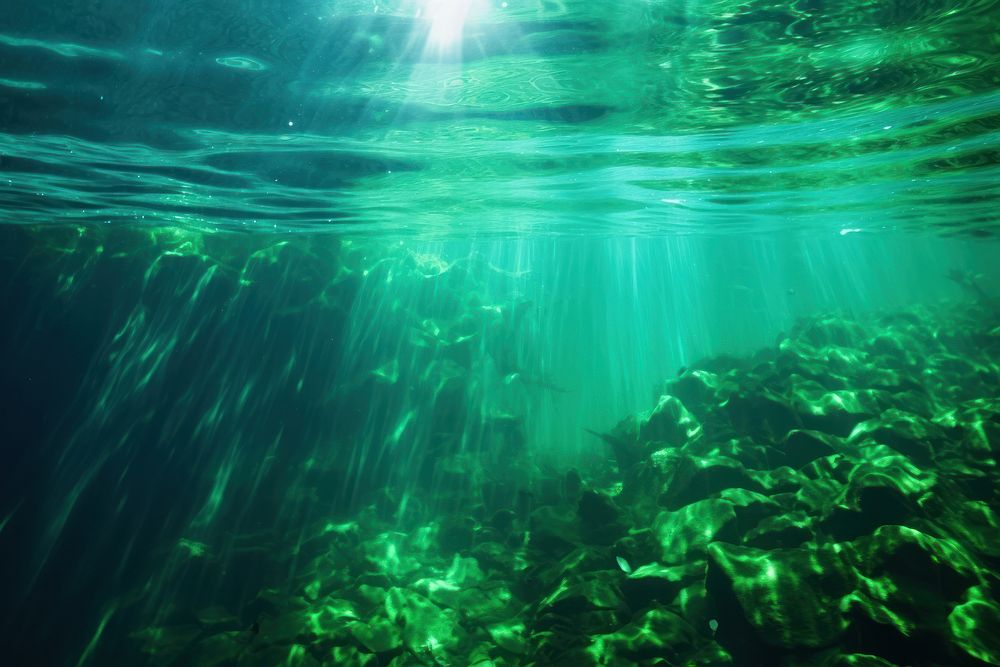 Green water background backgrounds underwater outdoors.