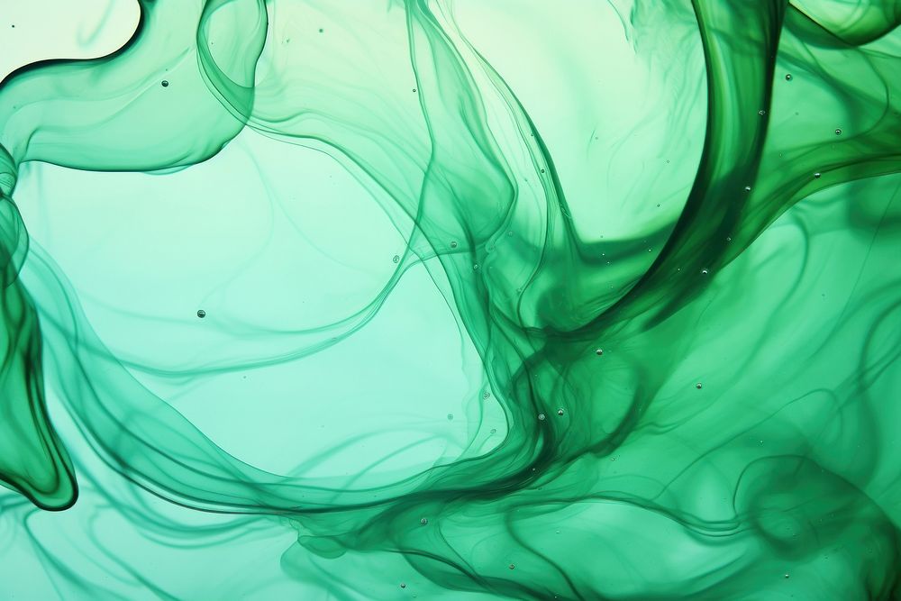 Green ink in water background backgrounds pattern human.