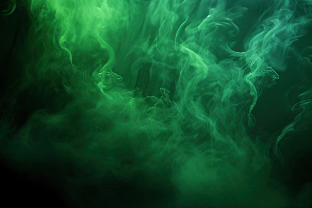 Green smoke background backgrounds human accessories.