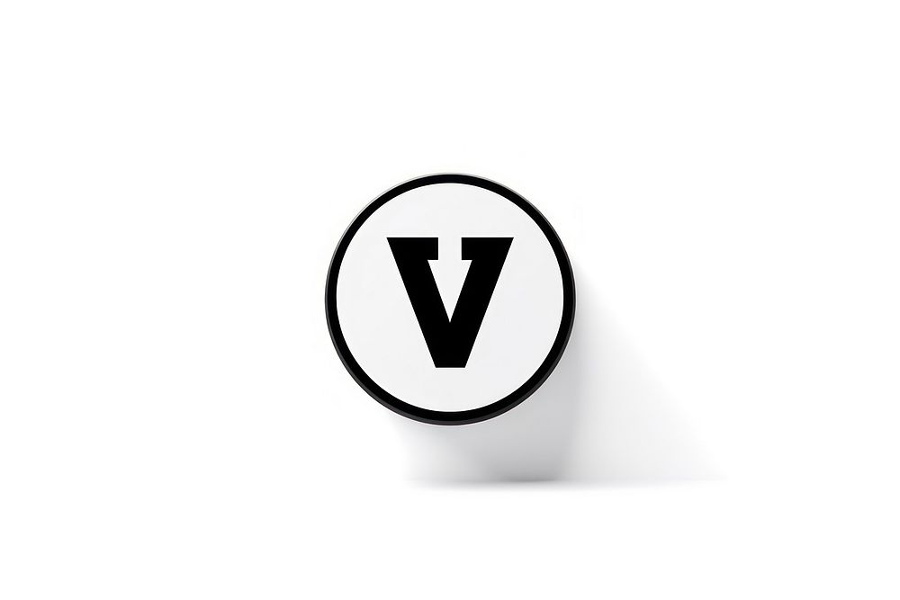 Vote icon symbol white black.