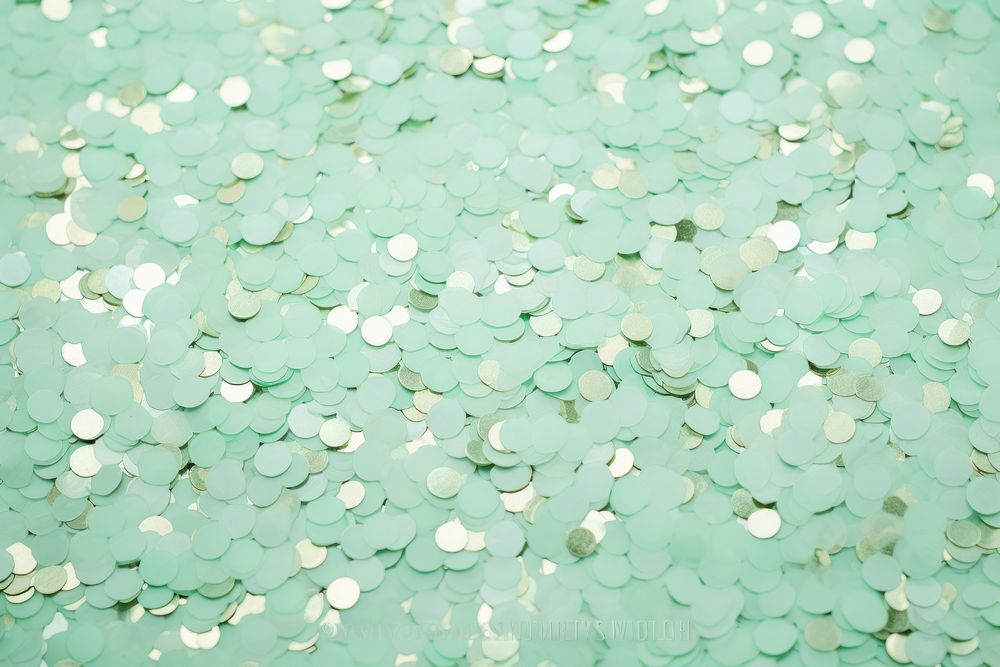 Pastel green confetti background backgrounds turquoise abundance.