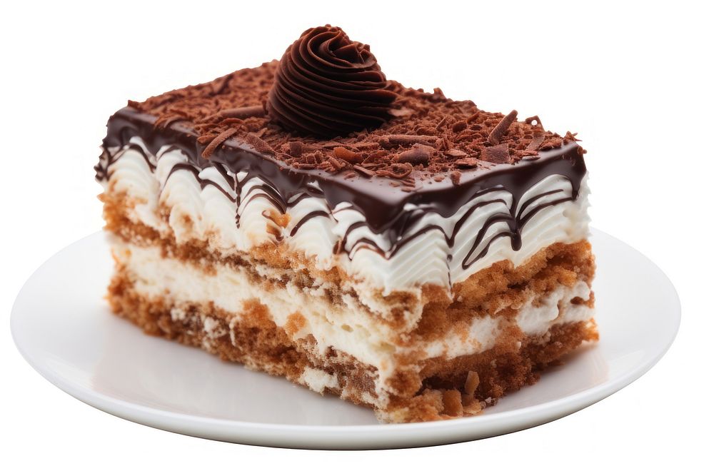 Cake dessert cream slice.