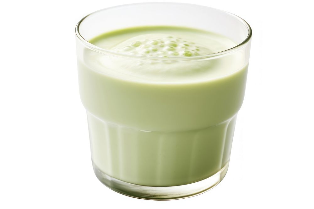 Milk juice drink green.