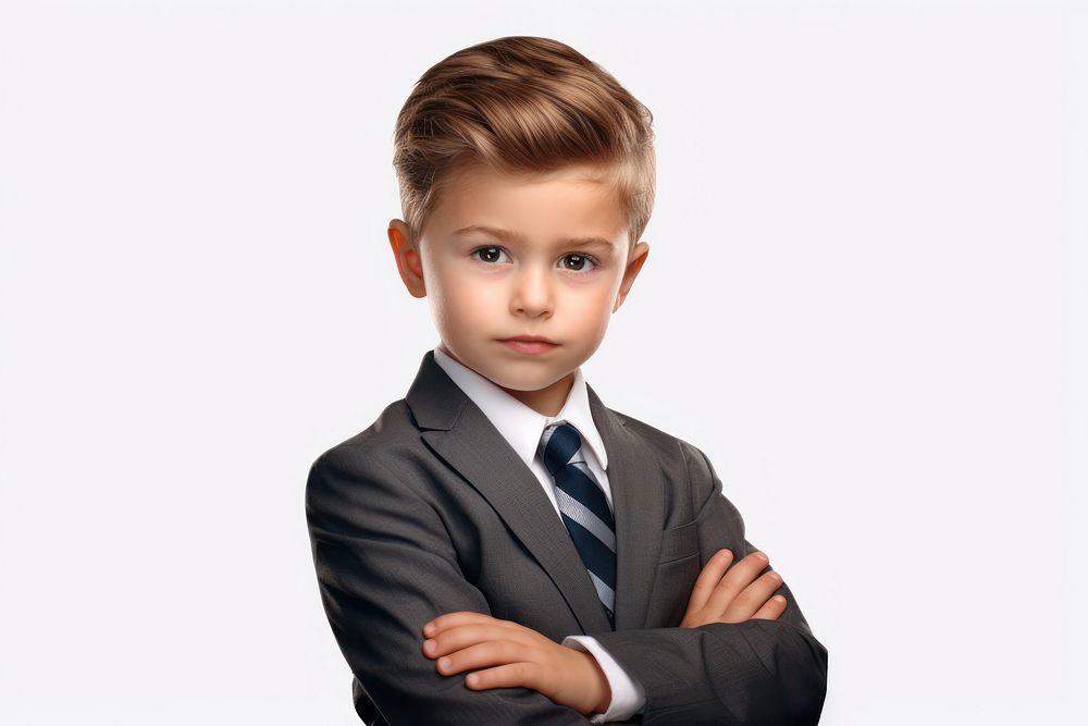 Portrait necktie child photo.