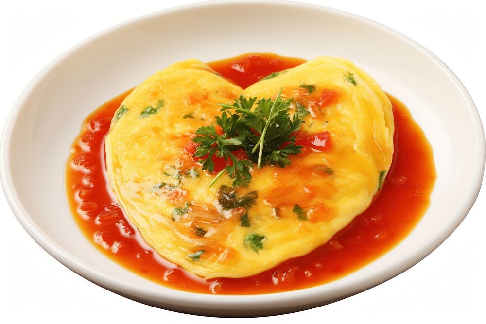 Omelette sauce food egg.