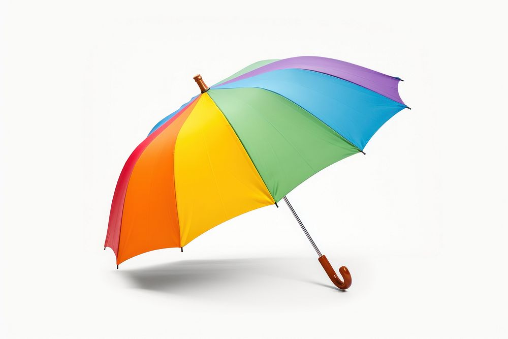 Umbrella rain white background protection.