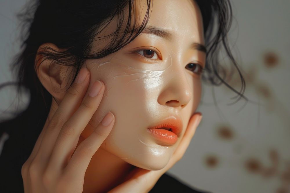 Korean women adult skin perfection.