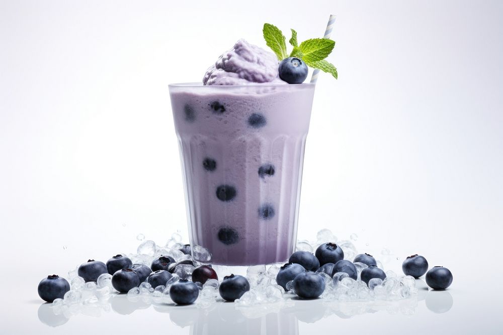 Blueberry smoothie fruit drink plant.