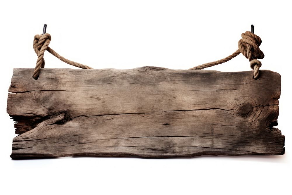 Drift wood plank sign driftwood white background textured.