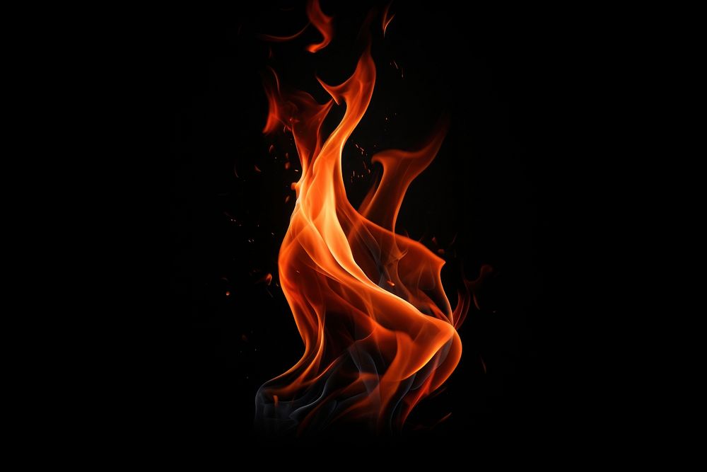  Flame backgrounds bonfire black. AI generated Image by rawpixel.