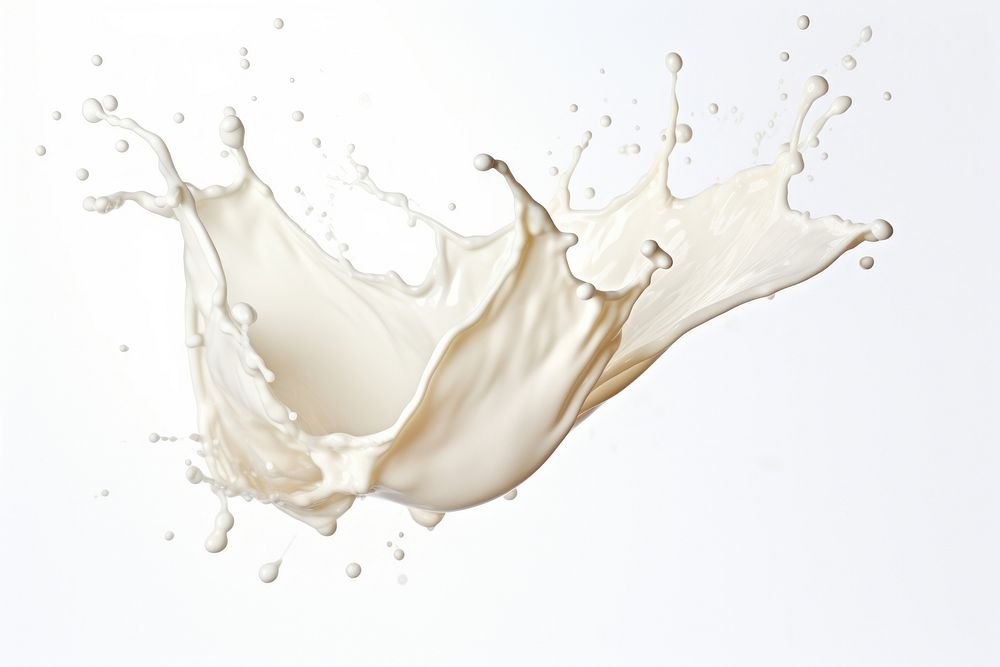 Milk splash white white background simplicity.