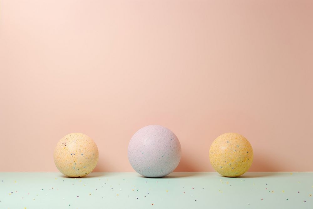  Pastel background egg celebration cantaloupe. AI generated Image by rawpixel.