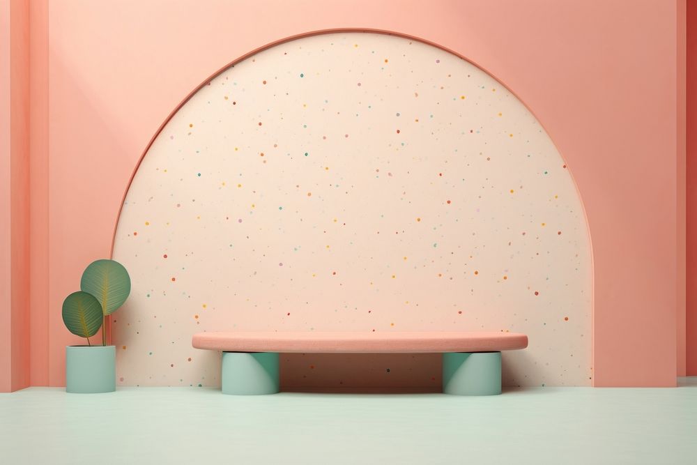  Pastel background architecture furniture wall. AI generated Image by rawpixel.