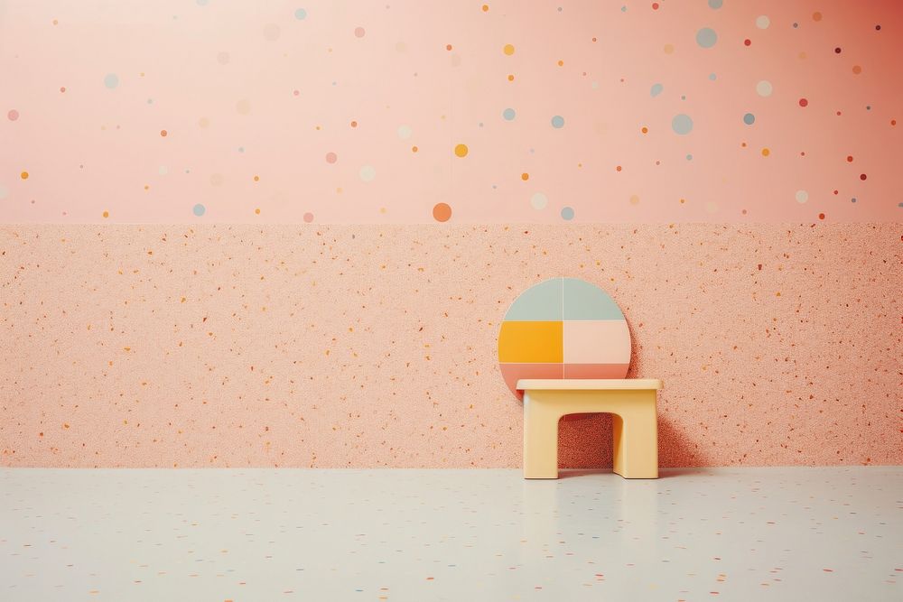  Pastel background architecture furniture wall. AI generated Image by rawpixel.