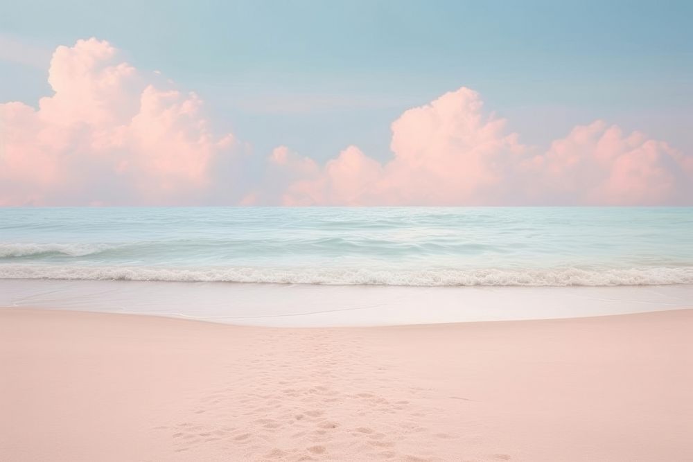  Pastel background beach backgrounds outdoors. AI generated Image by rawpixel.