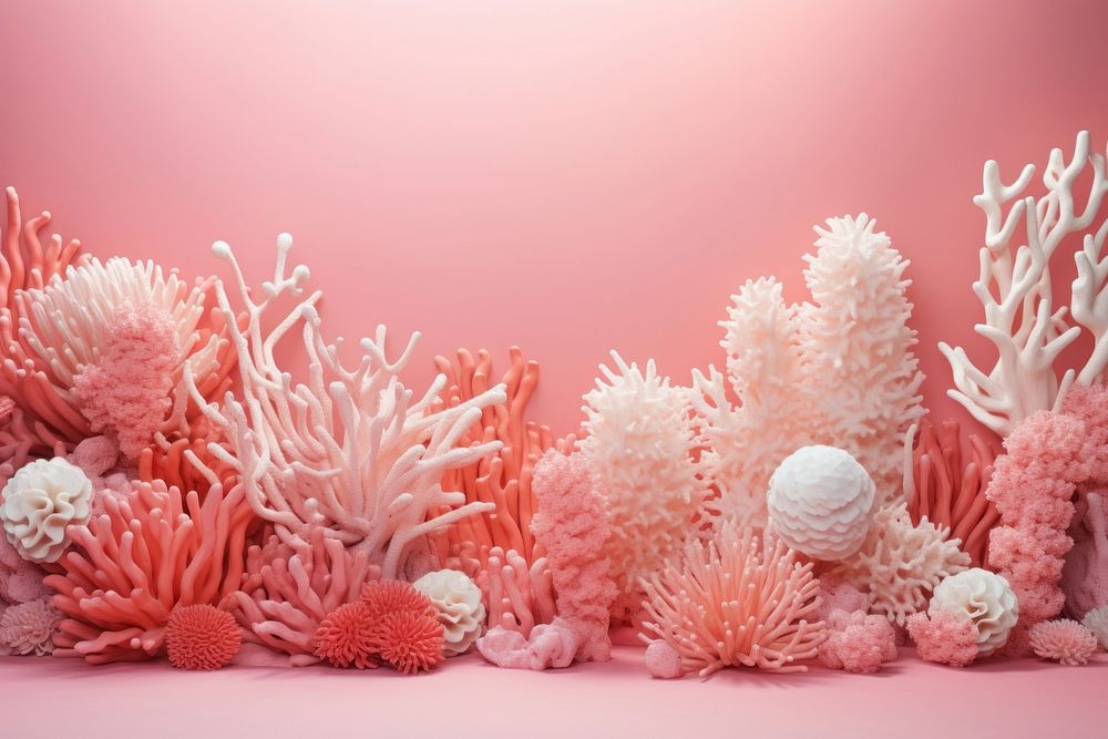  Pastel background nature reef sea. AI generated Image by rawpixel.